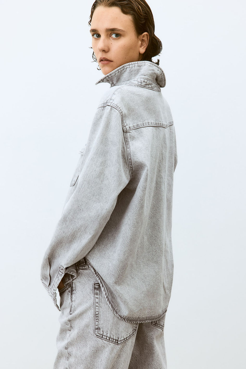 Camisa denim - H&m фото 4