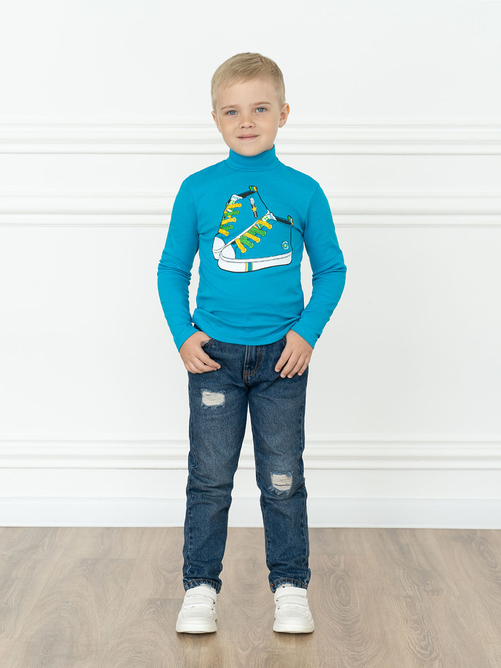 Джемперводолазка бирюза рисунок кеды