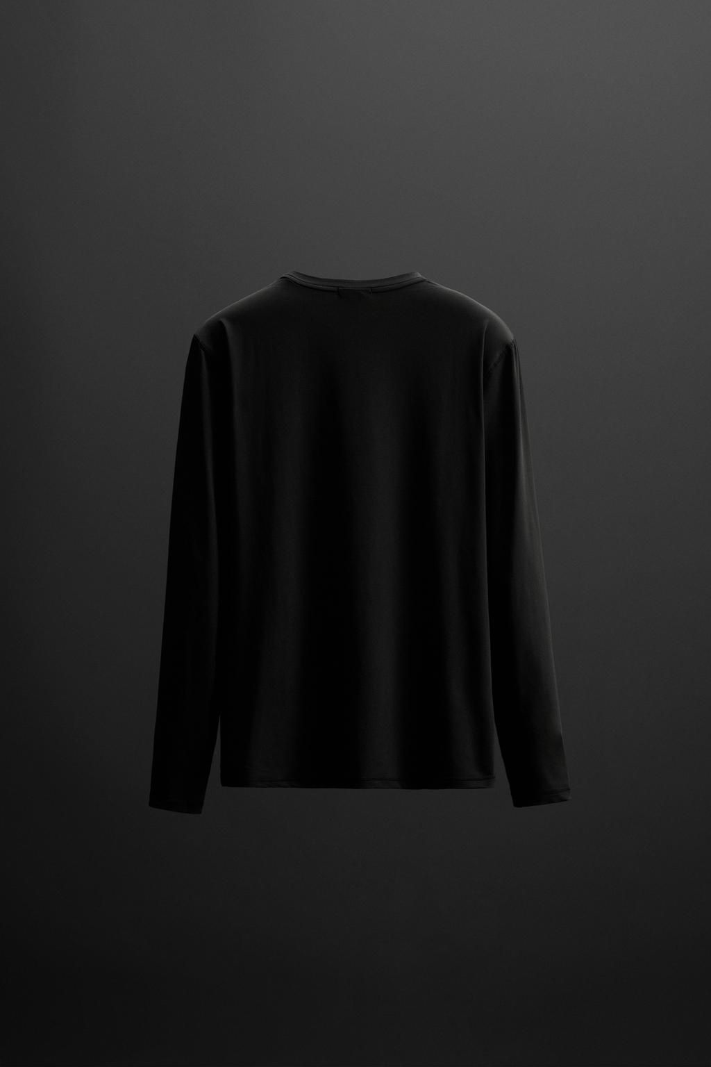 BASIC TRAINING LONG SLEEVE T-SHIRT - Zara фото 16