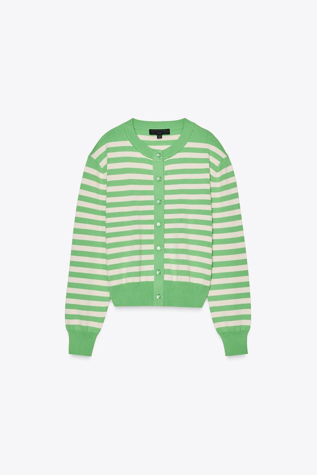 STRIPED KNIT CARDIGAN - Zara фото 14