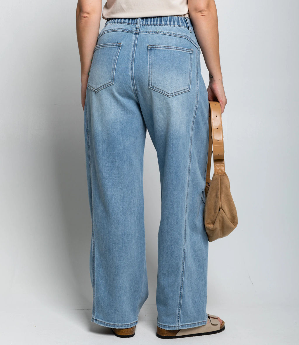 Джинсы #КТ823 (4), голубой - Dommod фото 4