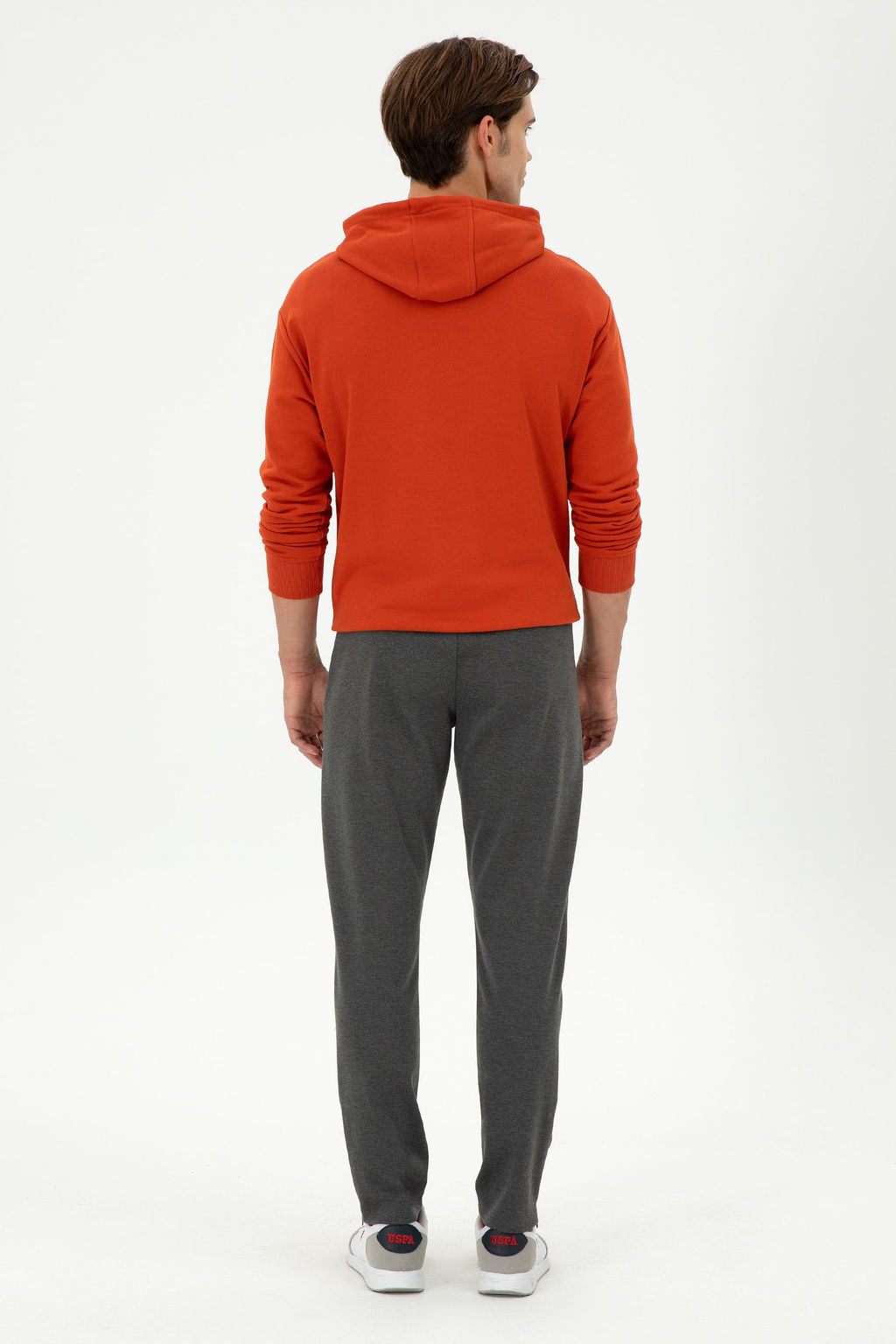 Мужские спортивные штаны антрацитового меланжа Неожиданная скидка в корзине - U.s. polo assn фото 4