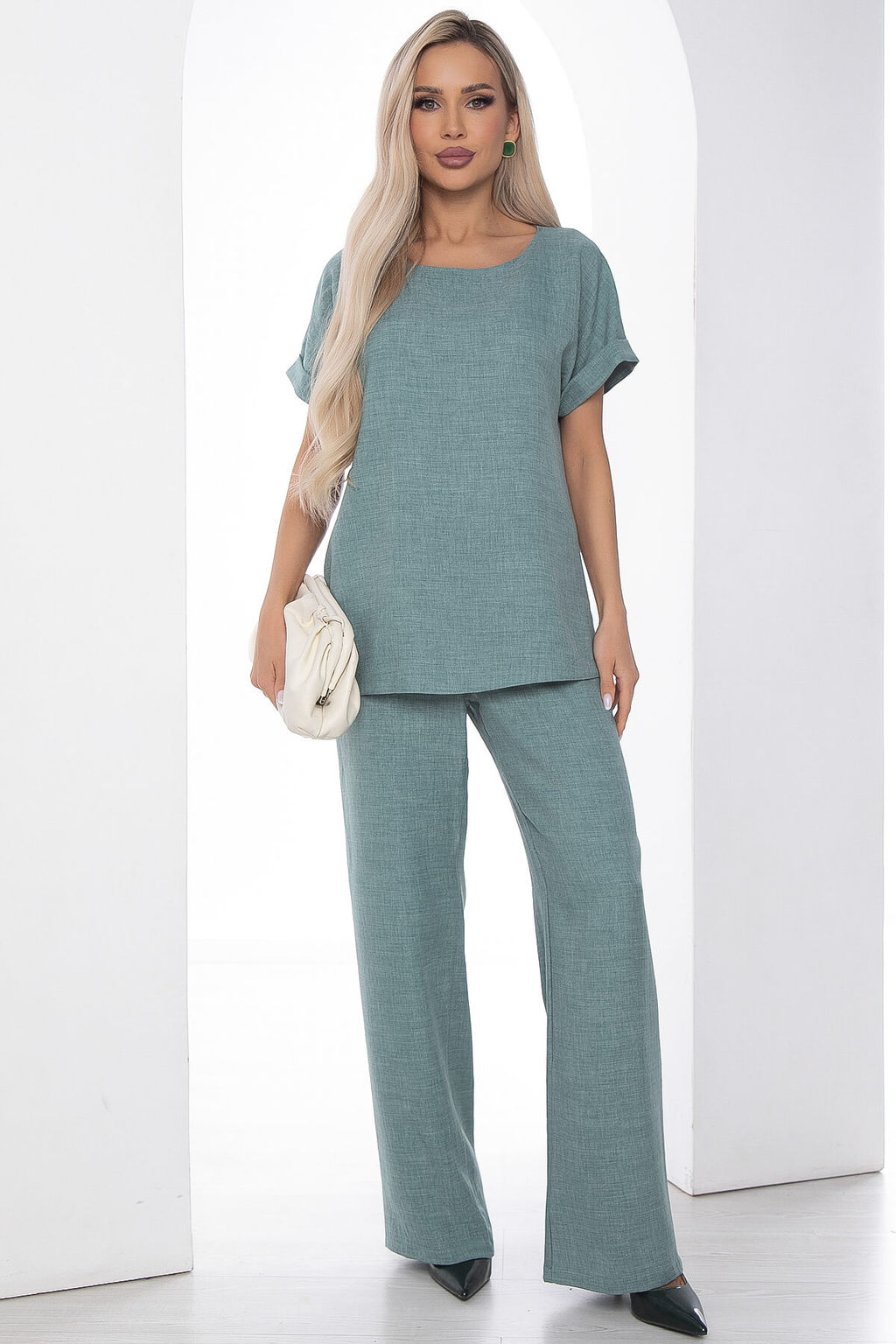 Костюм Летний бриз зеленый К10130 - Lt collection фото 8