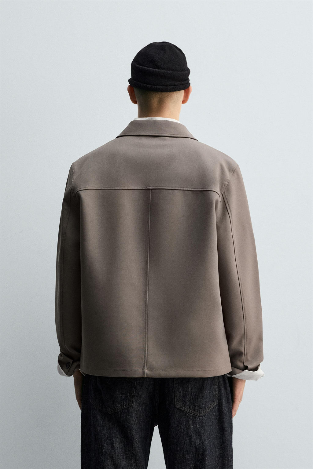 RELAXED FIT OVERSHIRT WITH POCKETS - Zara фото 3