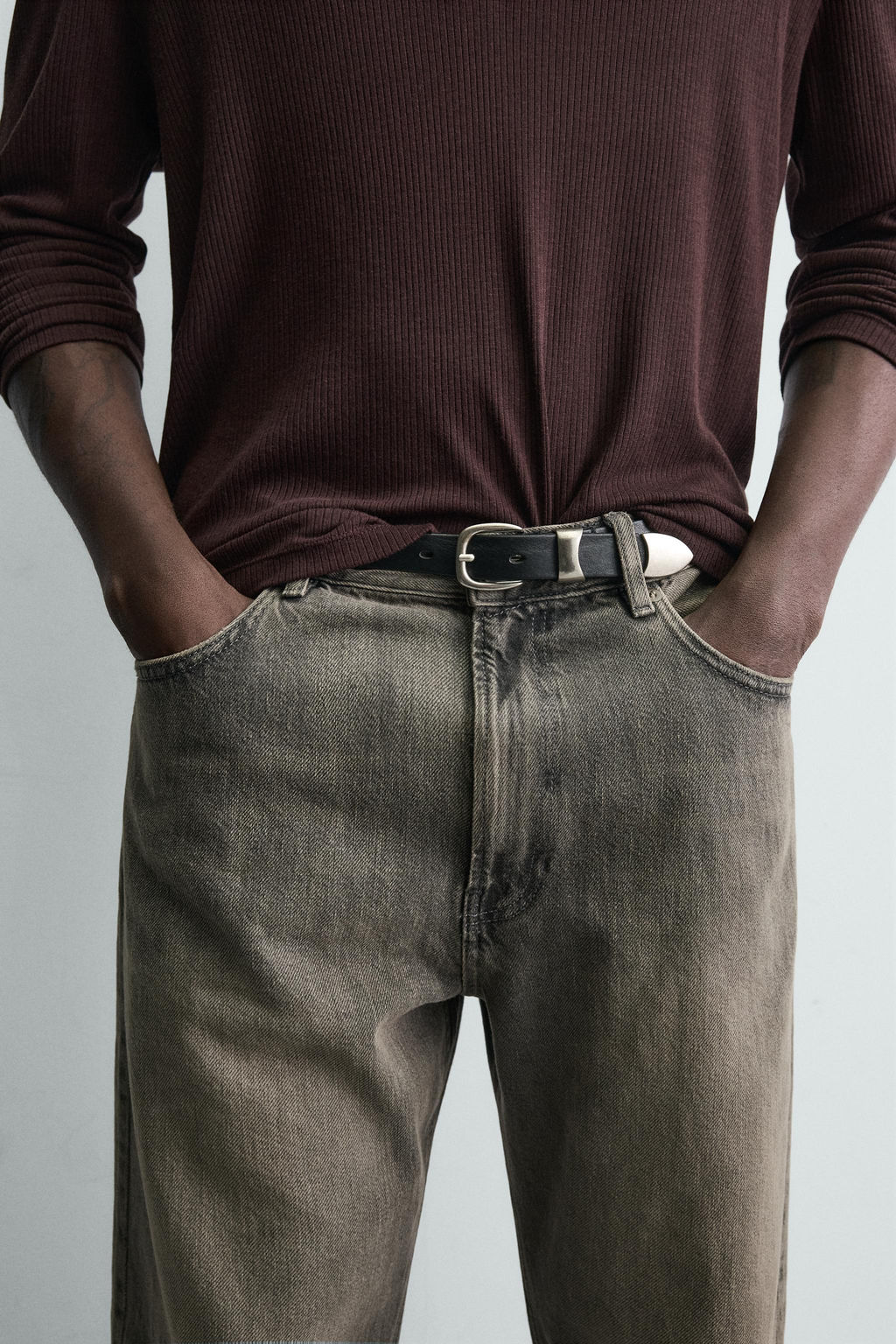 JEANS LOOSE FIT / Marr?n - Zara фото 7