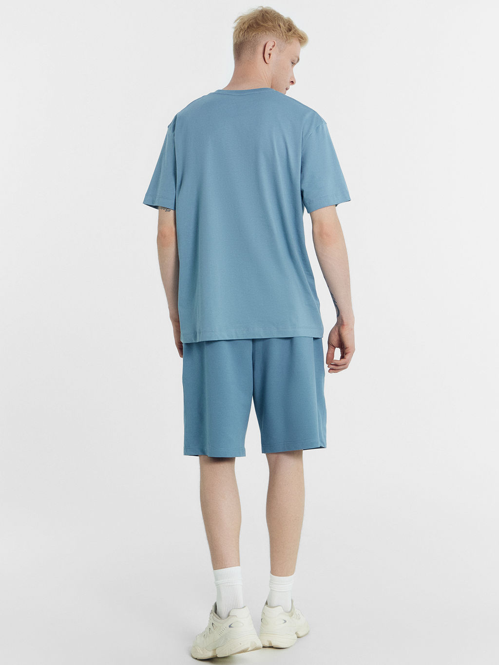 Футболка мужская в серо-голубом цвете серо -голубой 111877 - Mark formelle фото 4