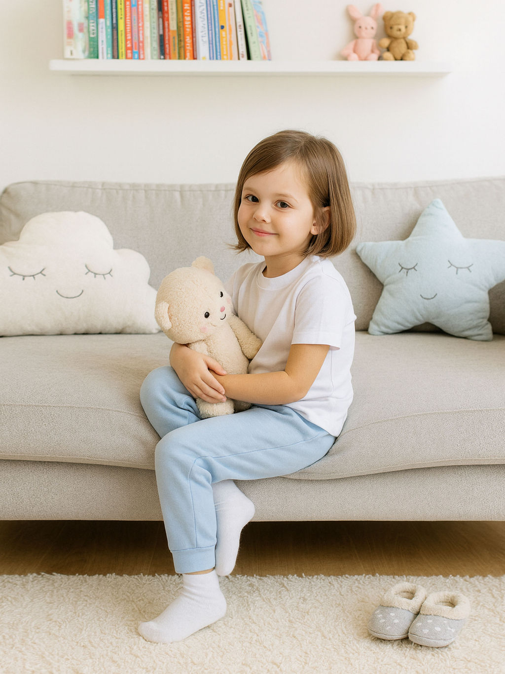 Штанишки детские голубые 432/1 (116, 60)