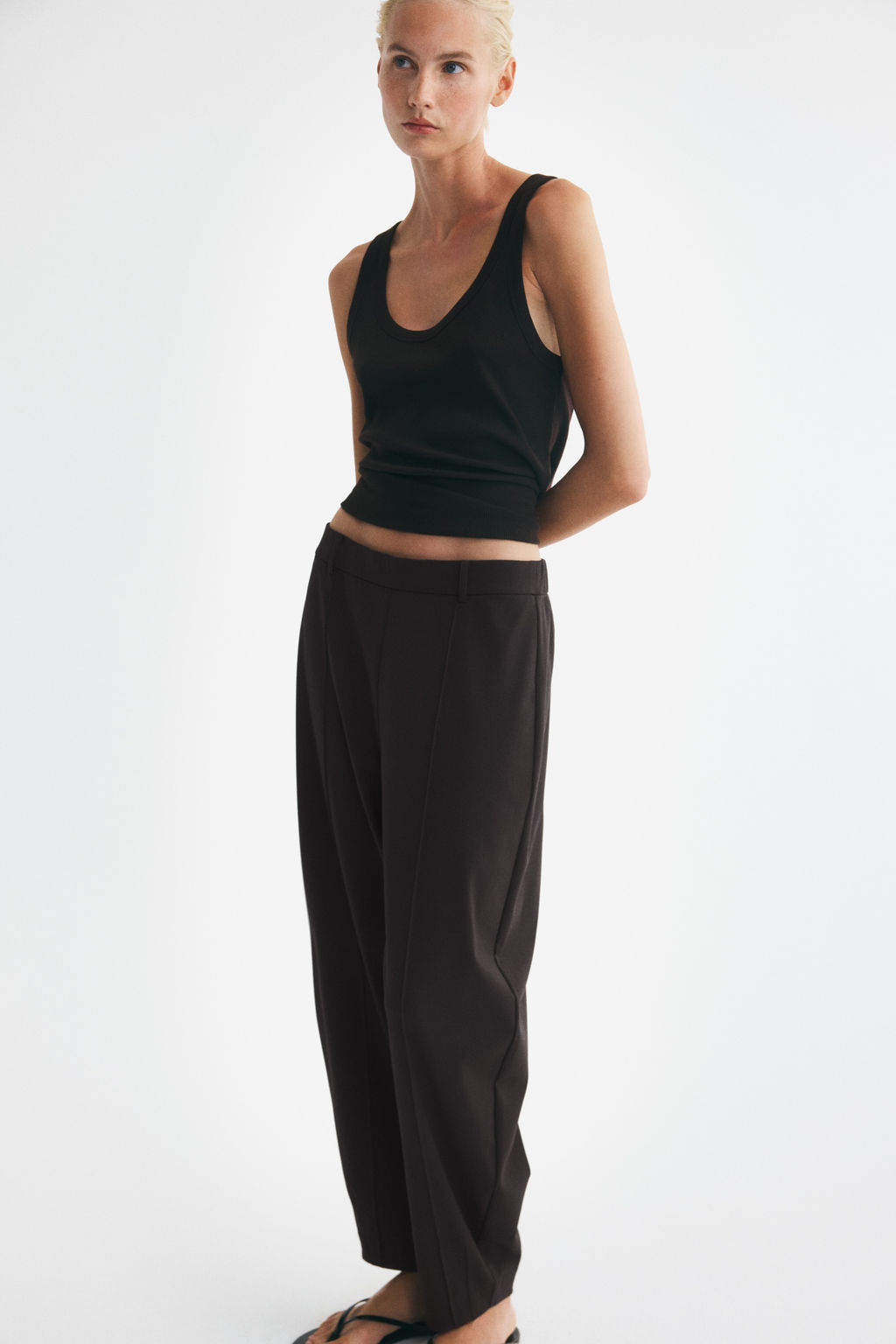 Jersey barrel trousers - H&m фото 6