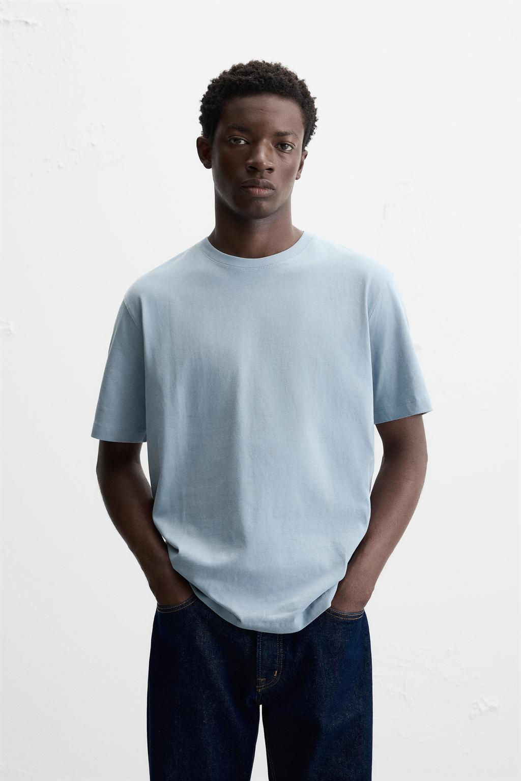 BASIC MEDIUM WEIGHT T-SHIRT - Zara фото 27