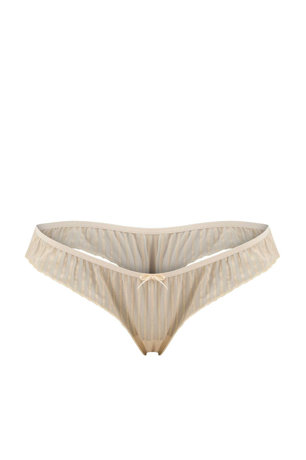 Kahverengi-Cok Renkli 3lu Tul Cizgili Tanga Kulot THMSS26KU00012