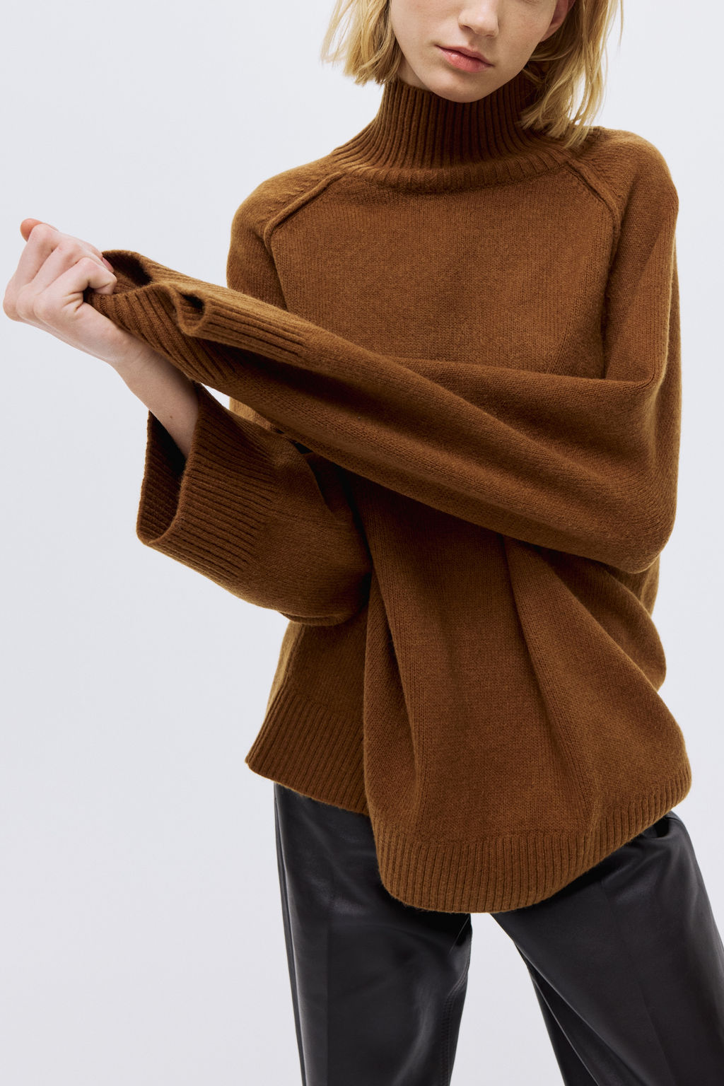 Jersey oversize con cuello perkins - H&m фото 7