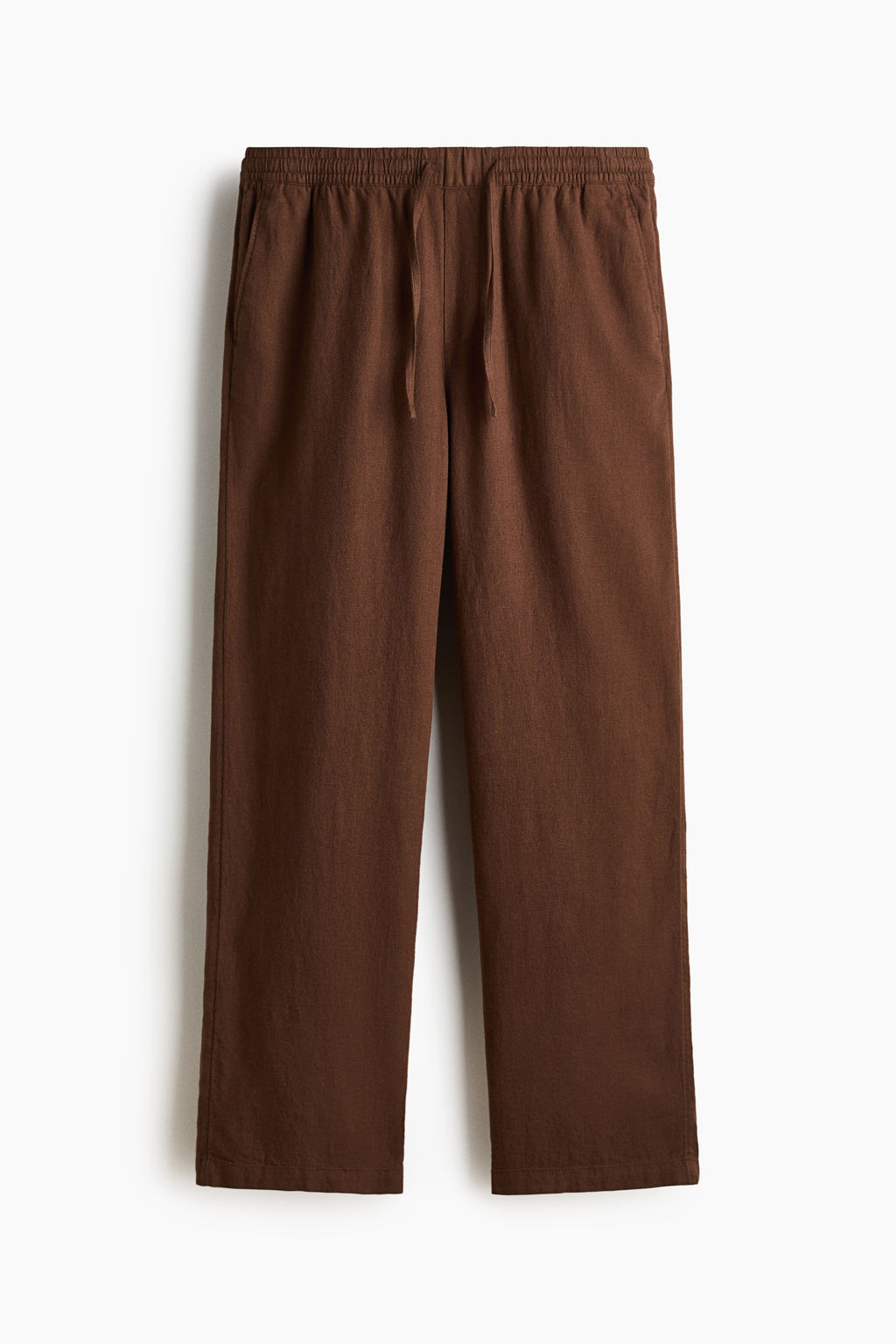 Pantal?n en mezcla de lino Relaxed Fit - H&m фото 4