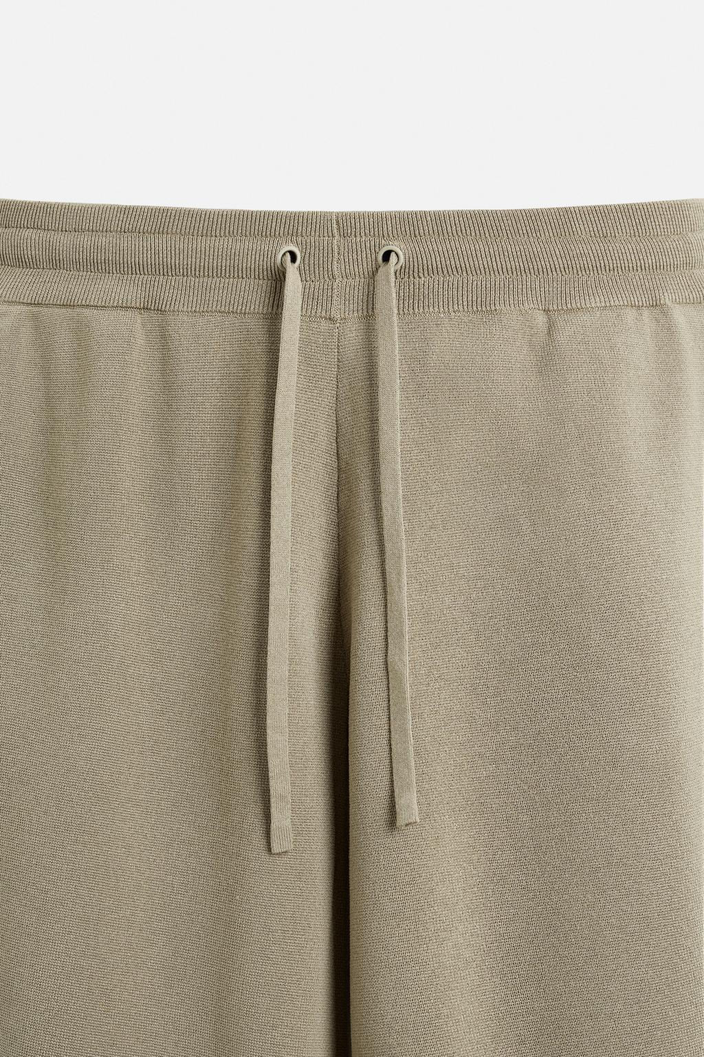 RELAXED FIT KNITTED BERMUDA SHORTS - Zara фото 9