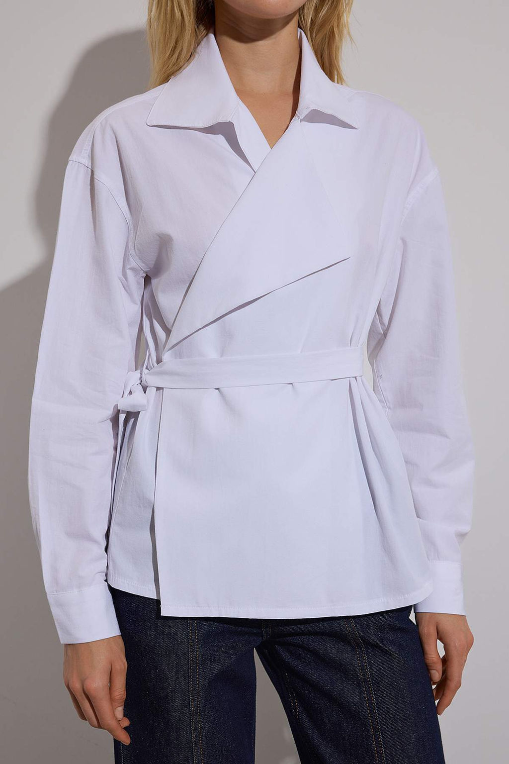 Limited Edition Kusakl? Beyaz Gomlek TWOAW26GO00048 - Trendyolmilla фото 3