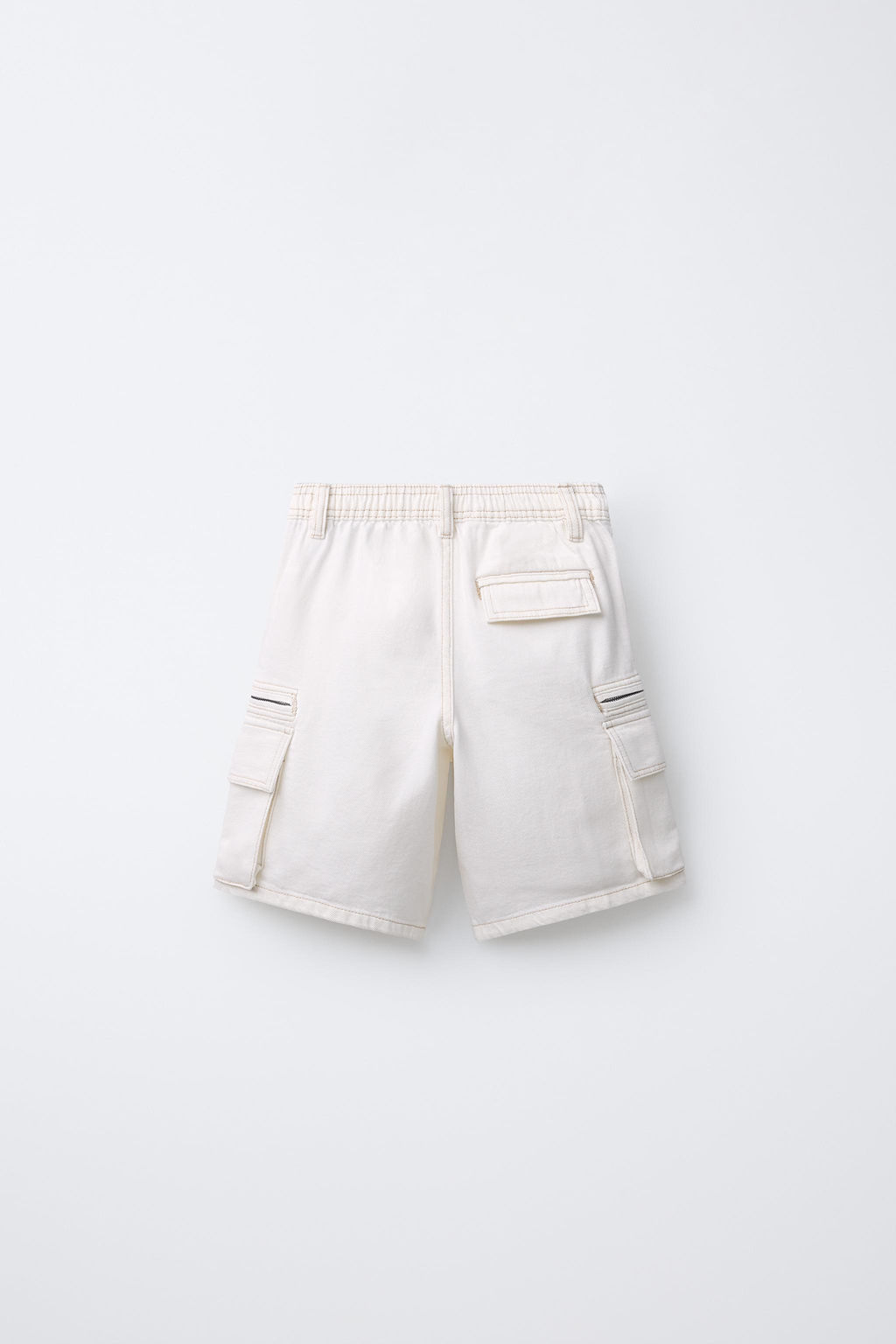 BERMUDA CARGO BOLSILLOS / Crudo - Zara фото 3