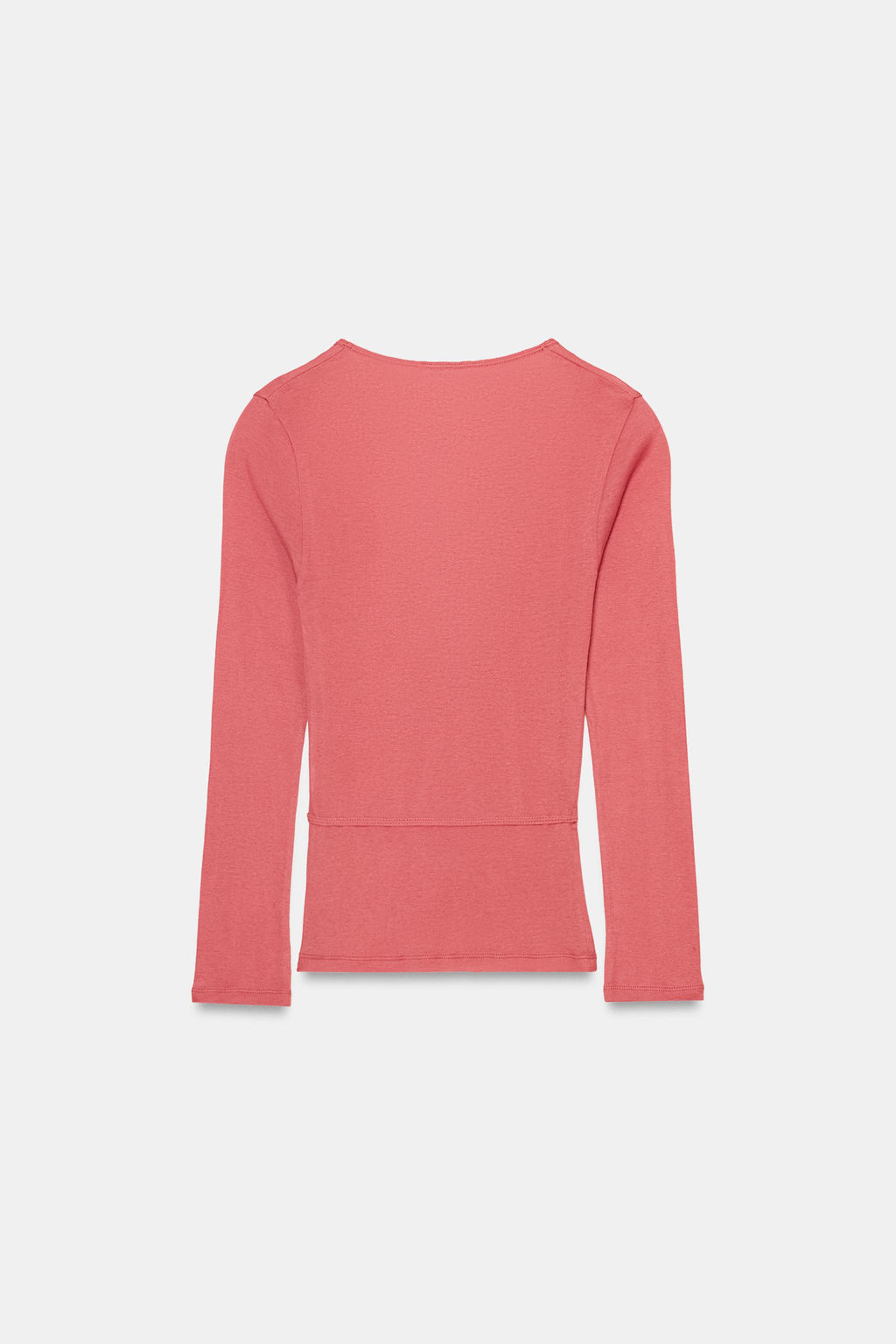 SUPIMA® WRAP T-SHIRT - Zara фото 11