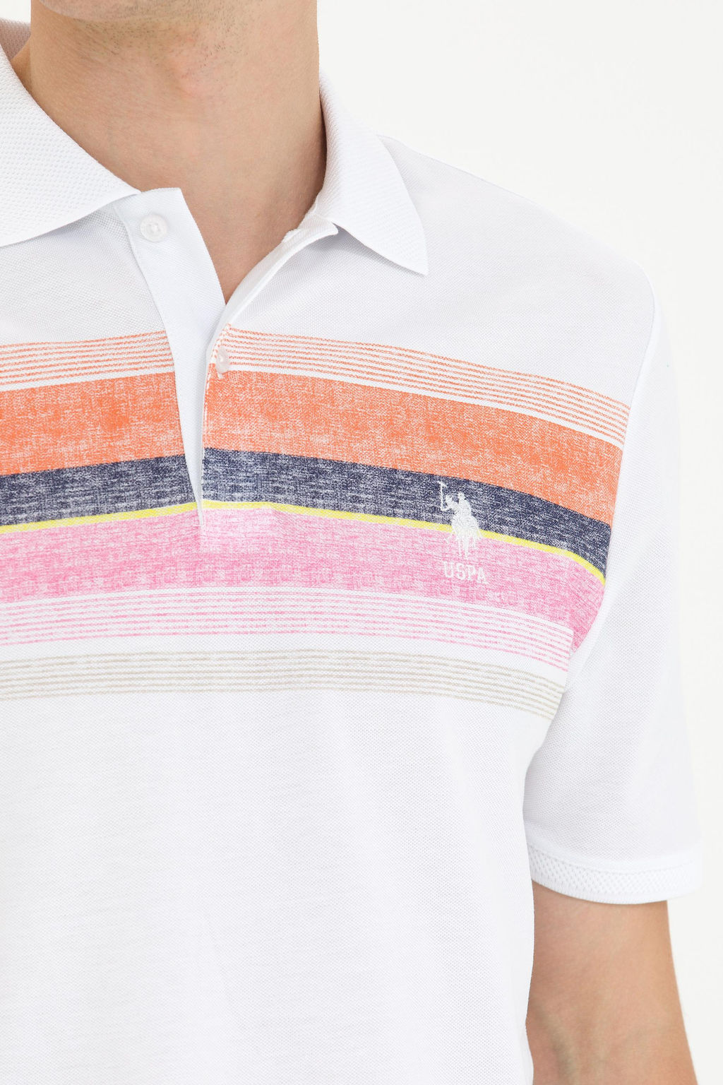 U. S. Polo Assn Мужская футболка с воротником-поло Brick - U.s. polo assn фото 7