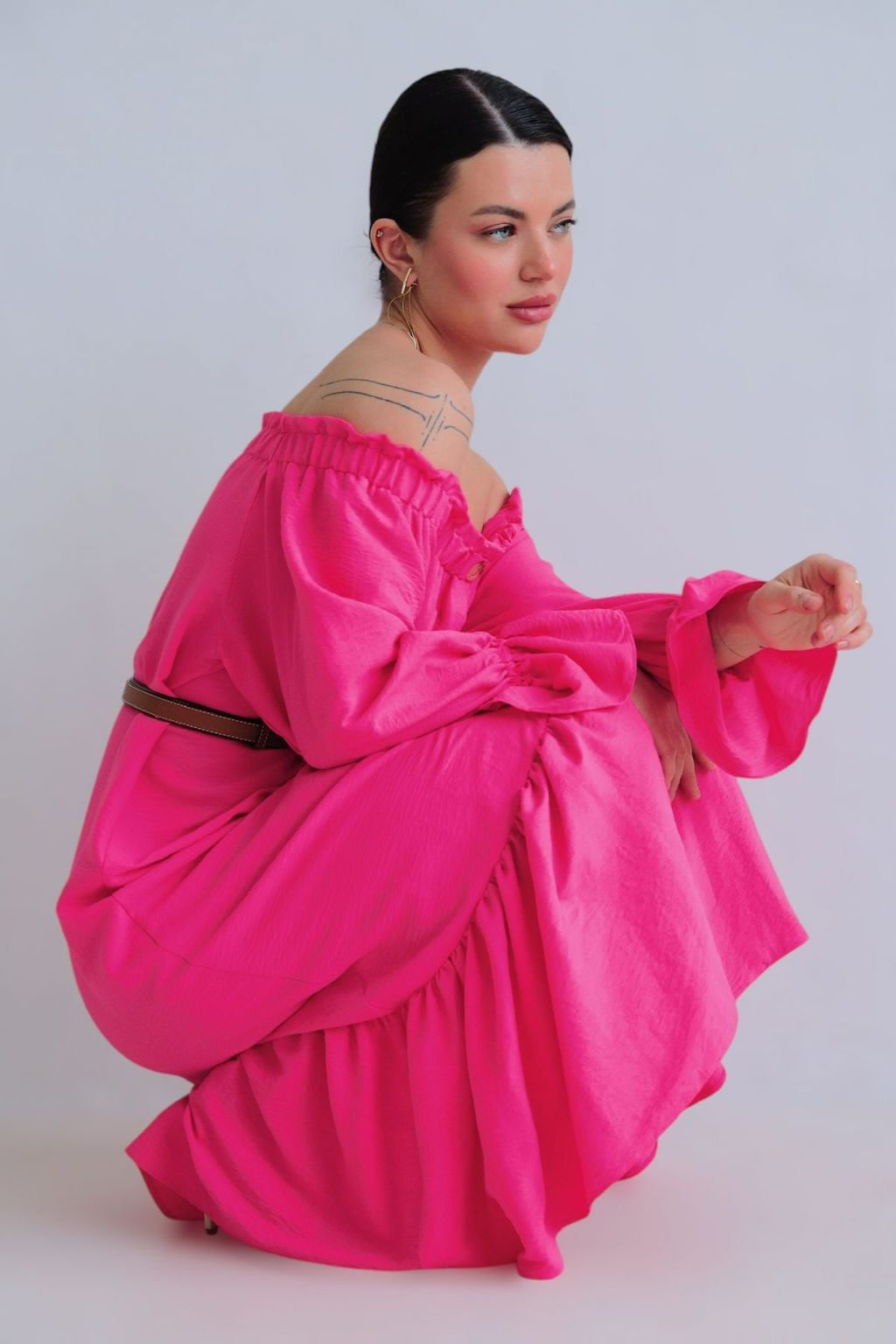 Martichelli Платье розовое  фото 9