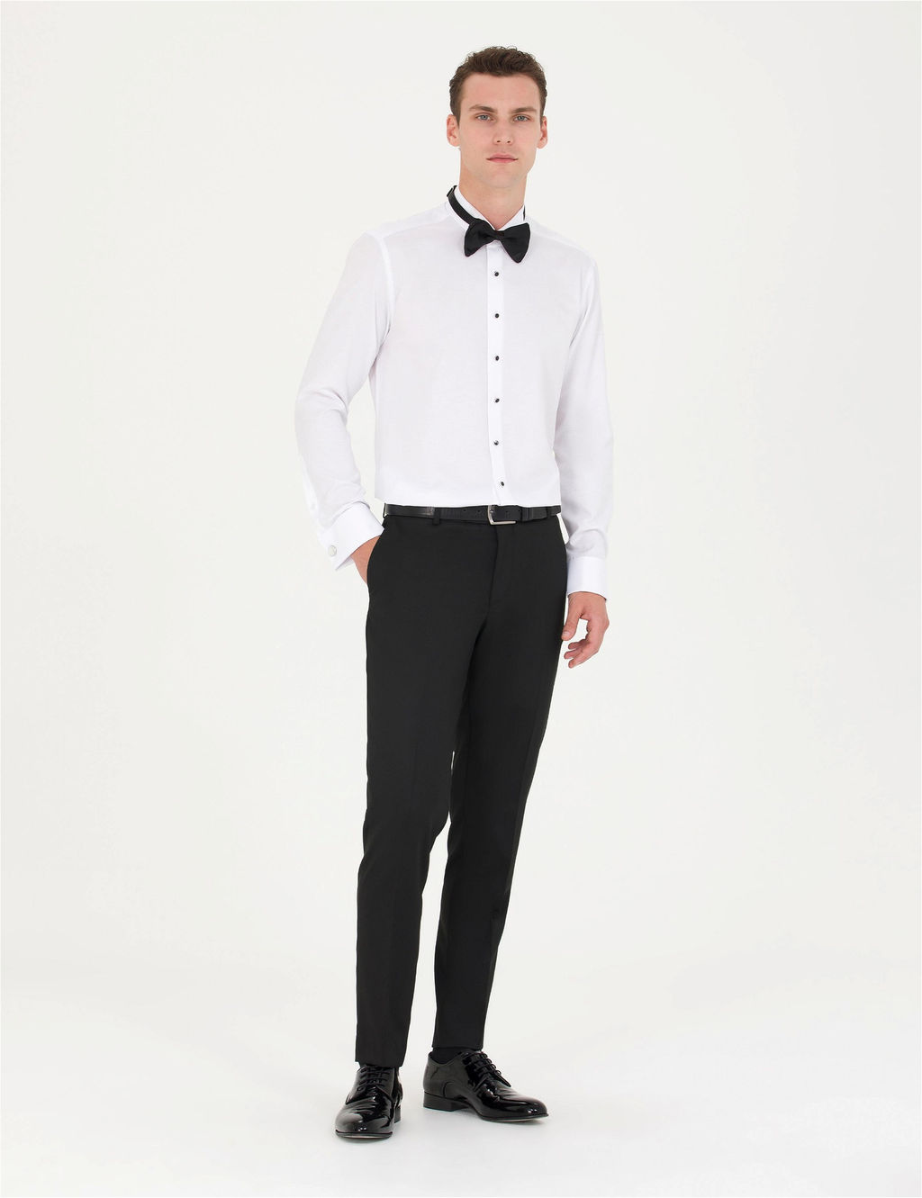 Beyaz Slim Fit Smokin G_mlek - Pierre cardin фото 4