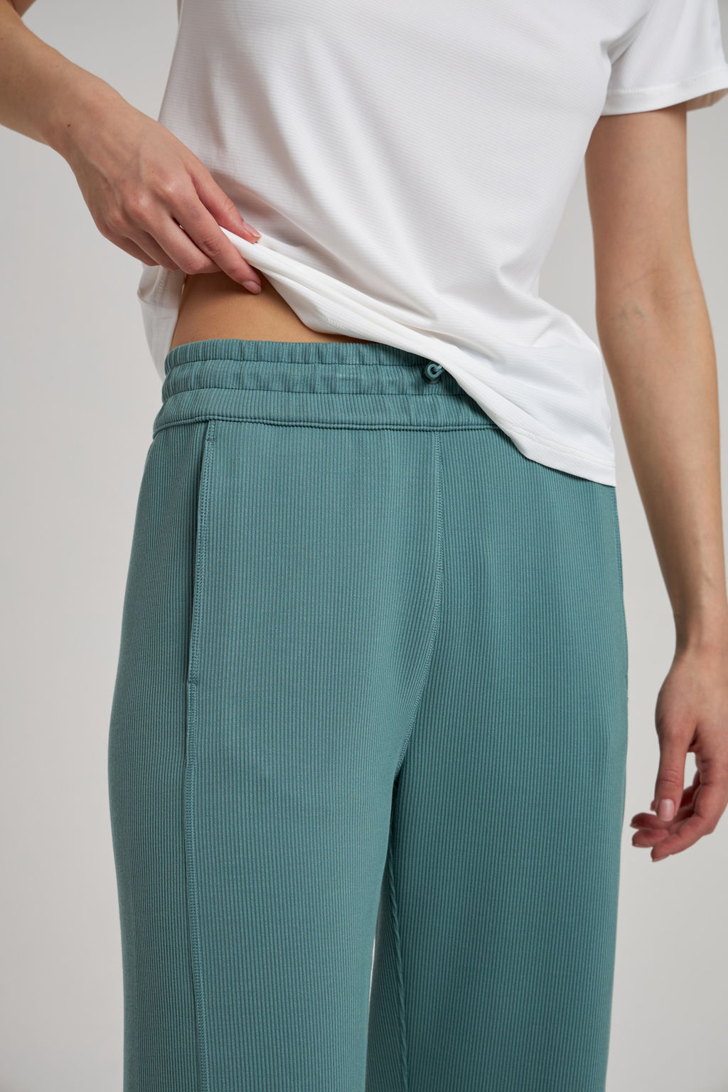 Брюки трикотажные Зеленый - Anta фото 4