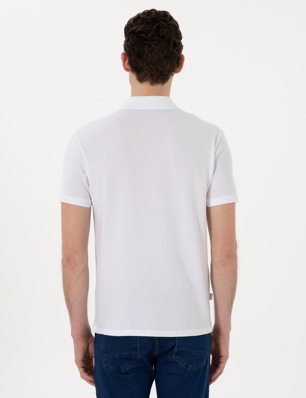 Beyaz Slim Fit Ti__rt