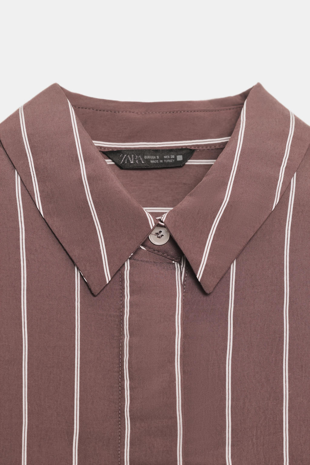 STRIPED SHIRT WITH POCKET - Zara фото 10