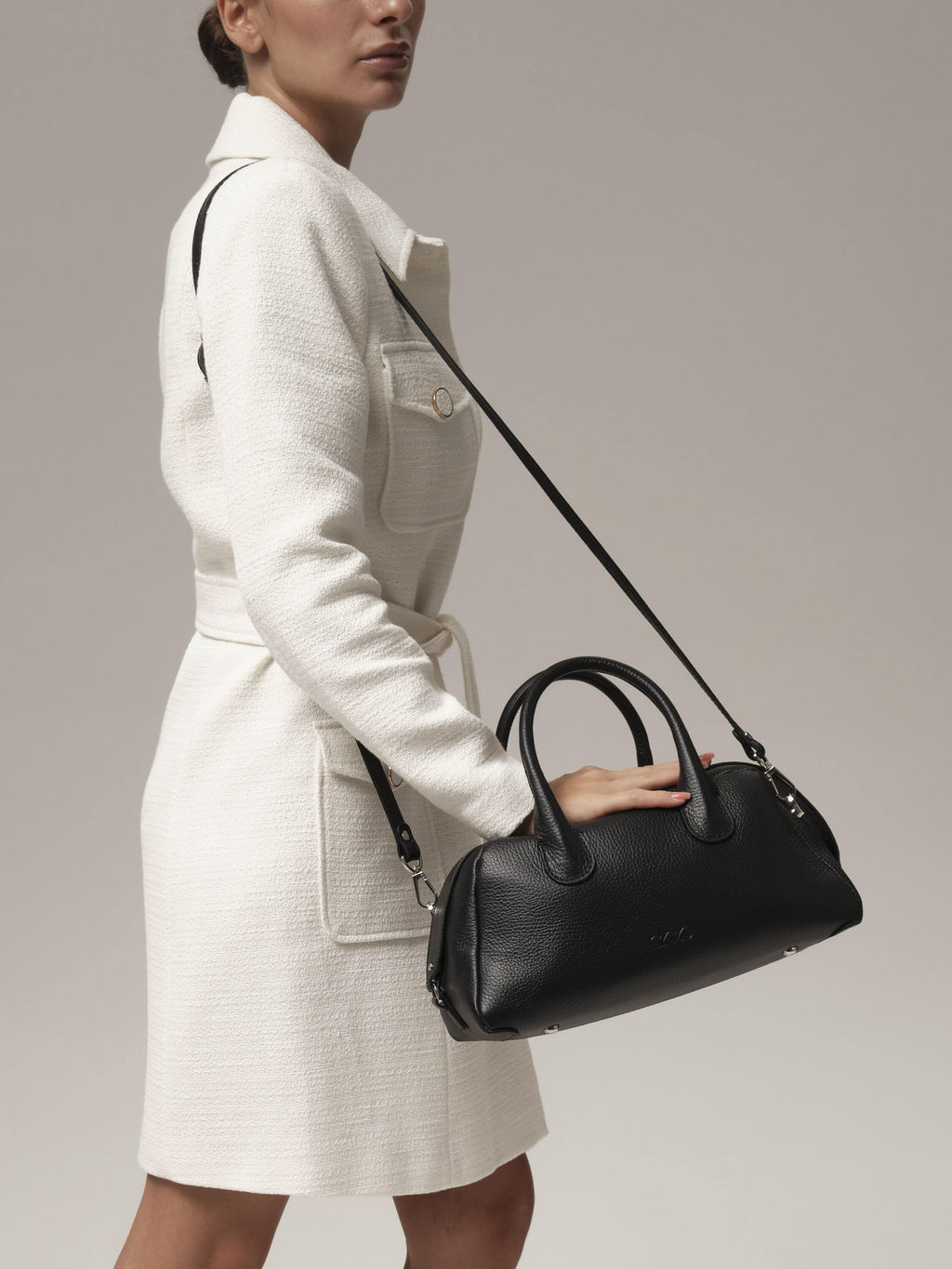 Кожаная сумка Kandys DBR 31206 черный  фото 3