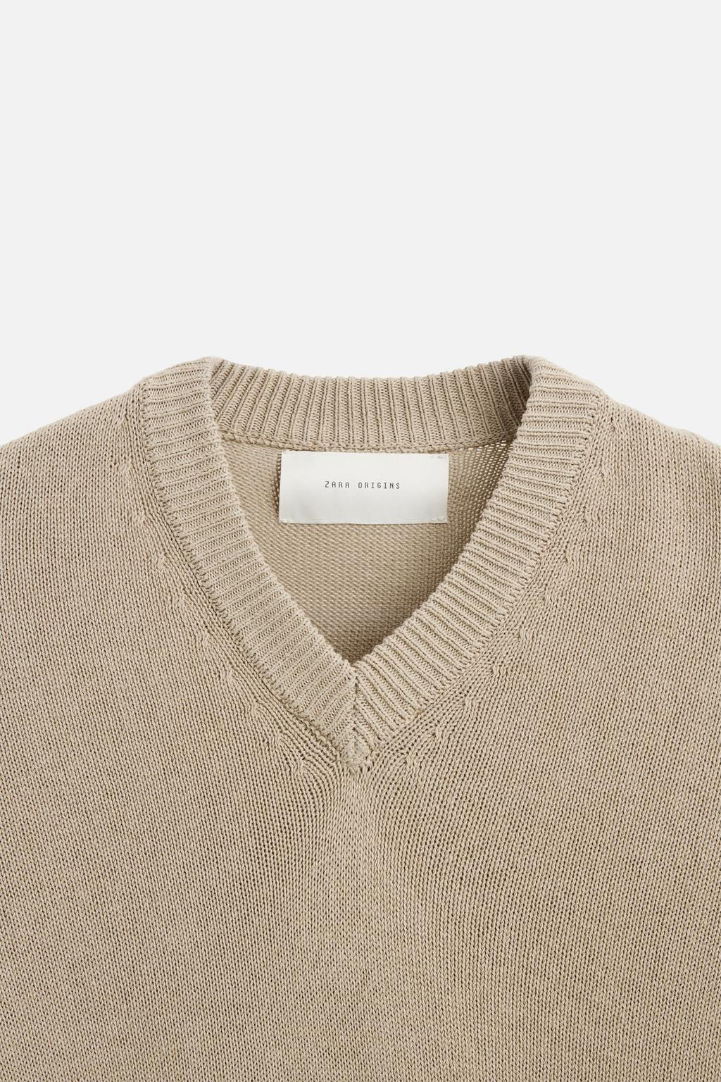 COTTON - LINEN SWEATER - Zara фото 10