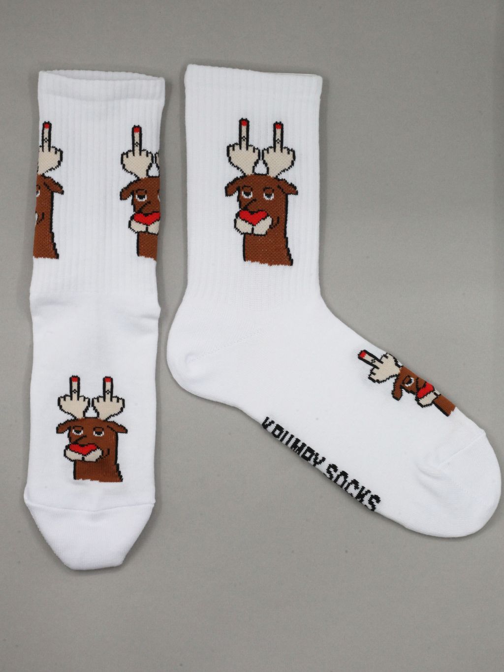 Носки НГ р.35-40 TxT Олень с рогами - Krumpy фото 5