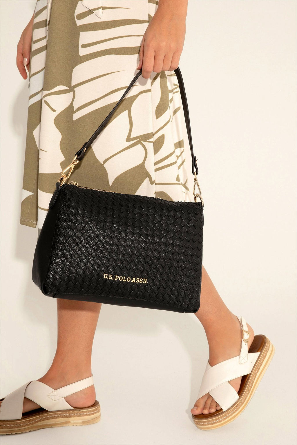 Женская черная сумка Неожиданная скидка в корзине - U.s. polo assn фото 2