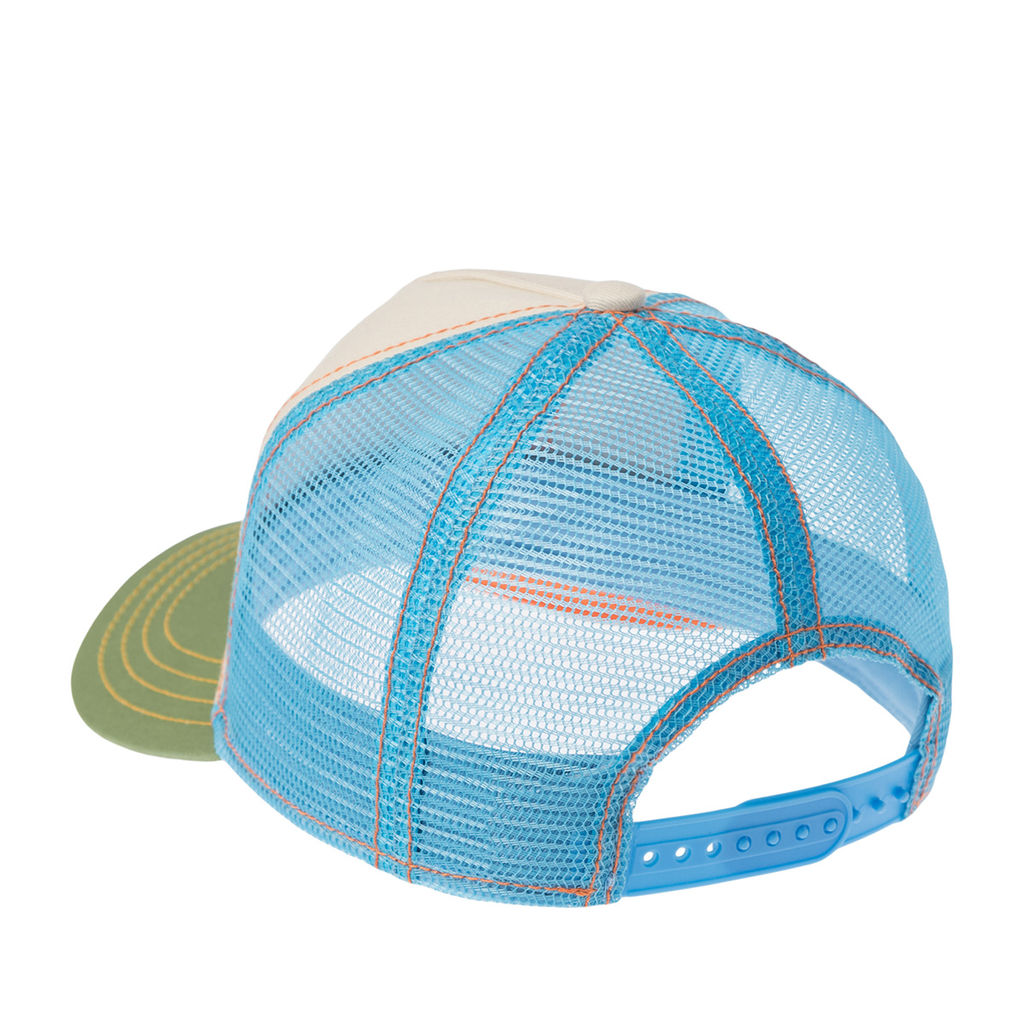 Бейсболка STETSON арт. 7741102K TRUCKER CAP LIGHTNING (кремовый / зеленый)  фото 2