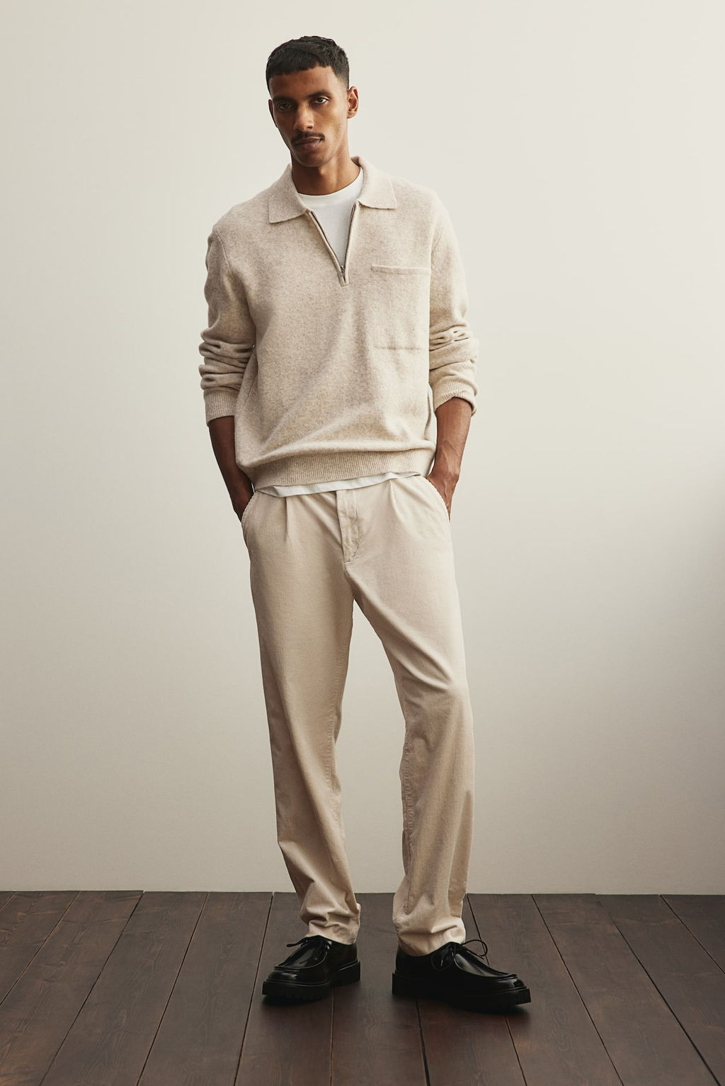 Pantalon de pana Regular Fit - H&m фото 2