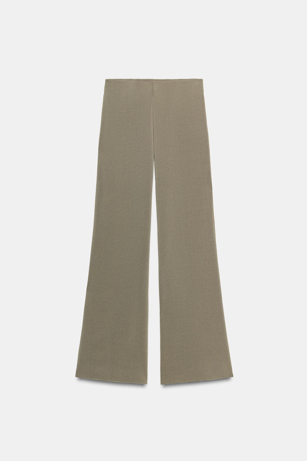 PANTAL?N ANCHO STRETCH / Khaki - Zara фото 5