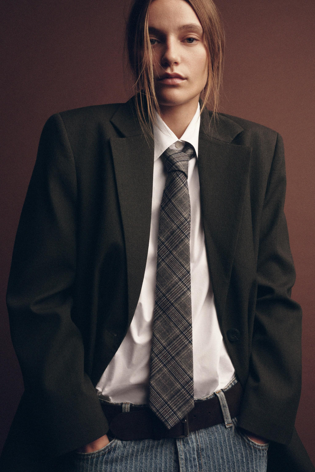 OVERSIZED WOOL BLAZER ZW COLLECTION - Zara фото 7