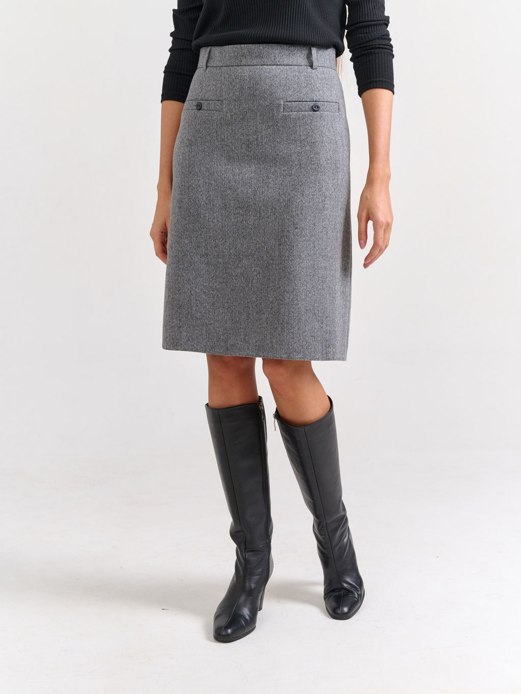 юбка для холодной погоды с ШЕРСТЬЮ - Трика фото 3