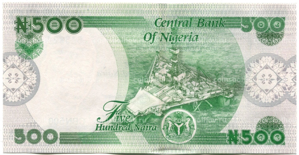 Банкнота 500 найра 2023 года Нигерия