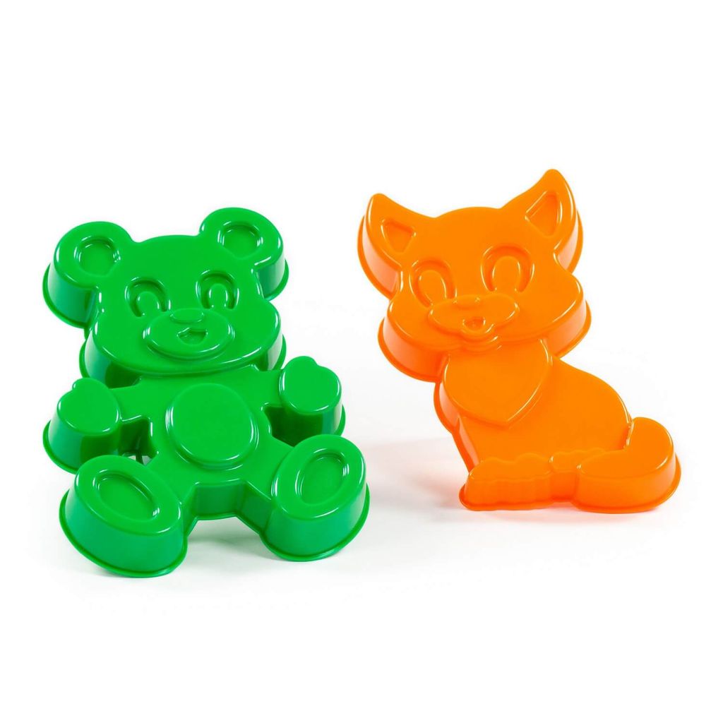 Формочки (котёнок + медведь) - Полесье фото 2