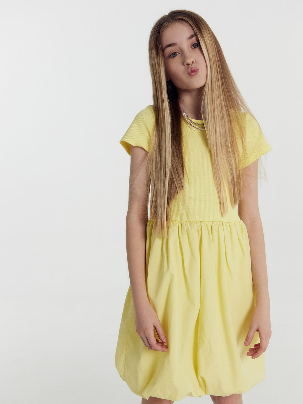 Платье для девочек в желтом цвете - Mark formelle фото 2