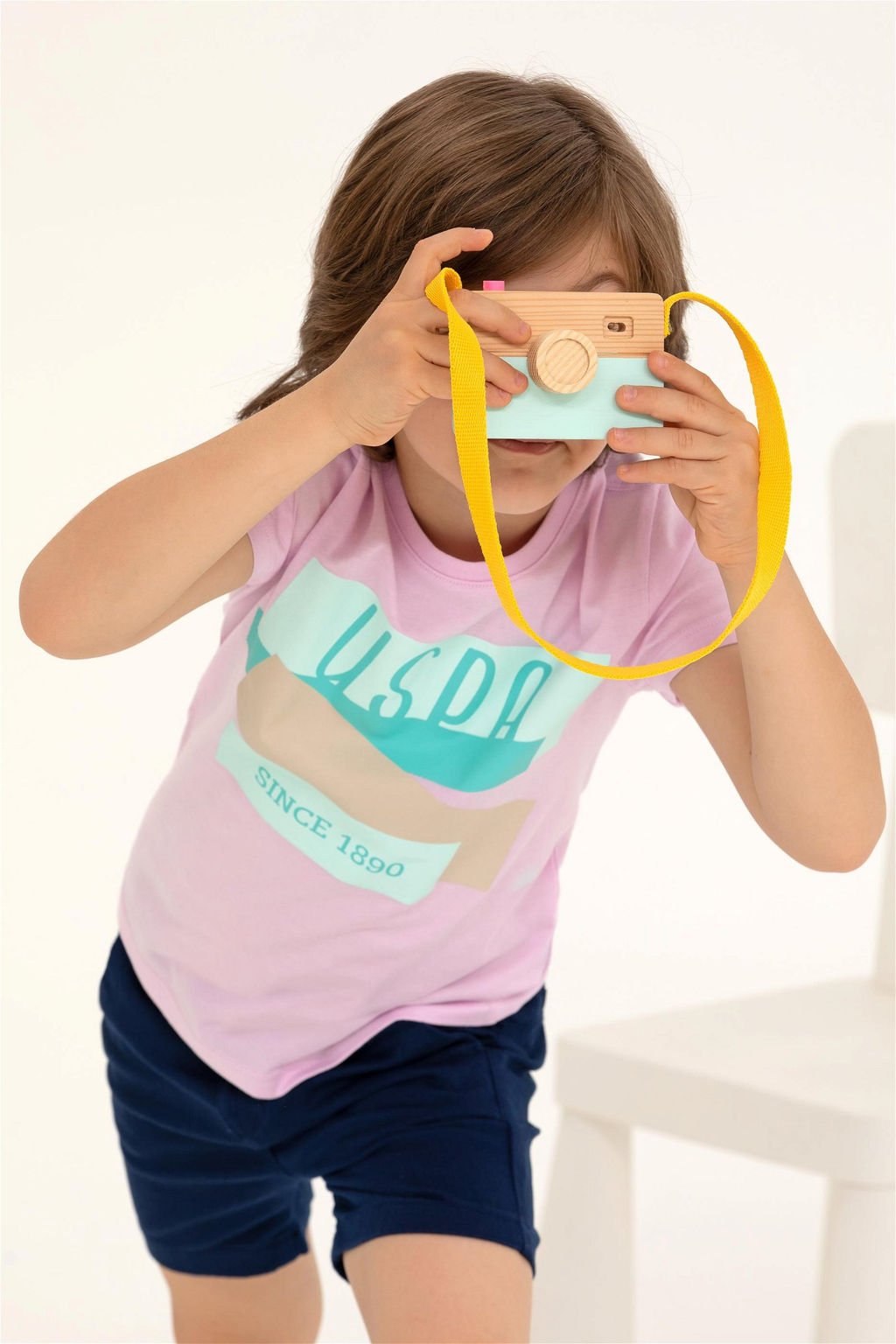 Детская футболка с круглым вырезом Магнолия Неожиданная скидка в корзине - U.s. polo assn фото 2