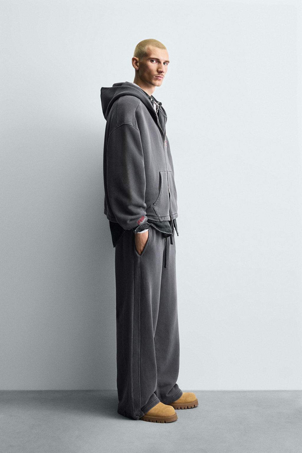 WASHED JOGGER TROUSERS - Zara фото 3