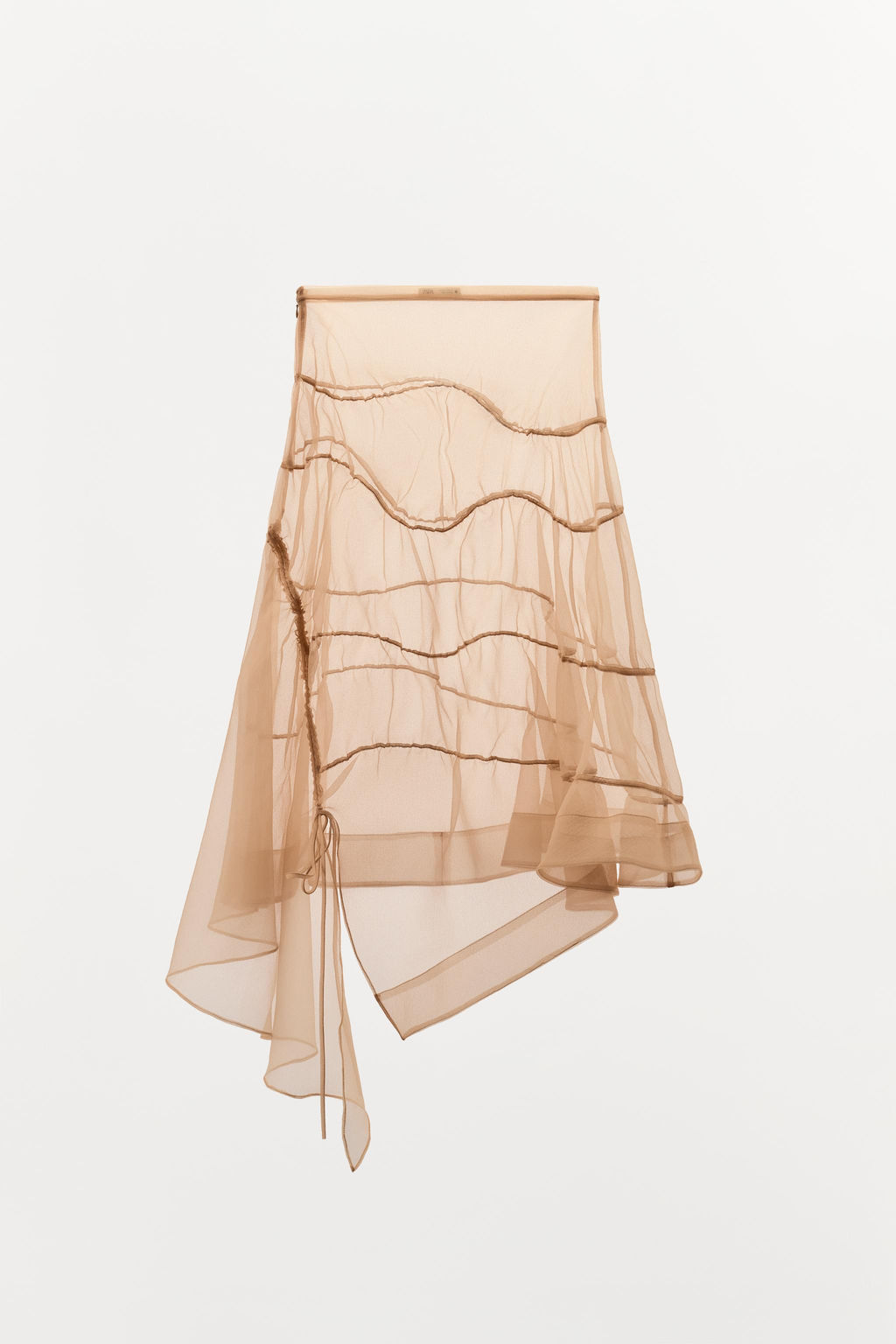 GATHERED ORGANZA SKIRT - Zara фото 4