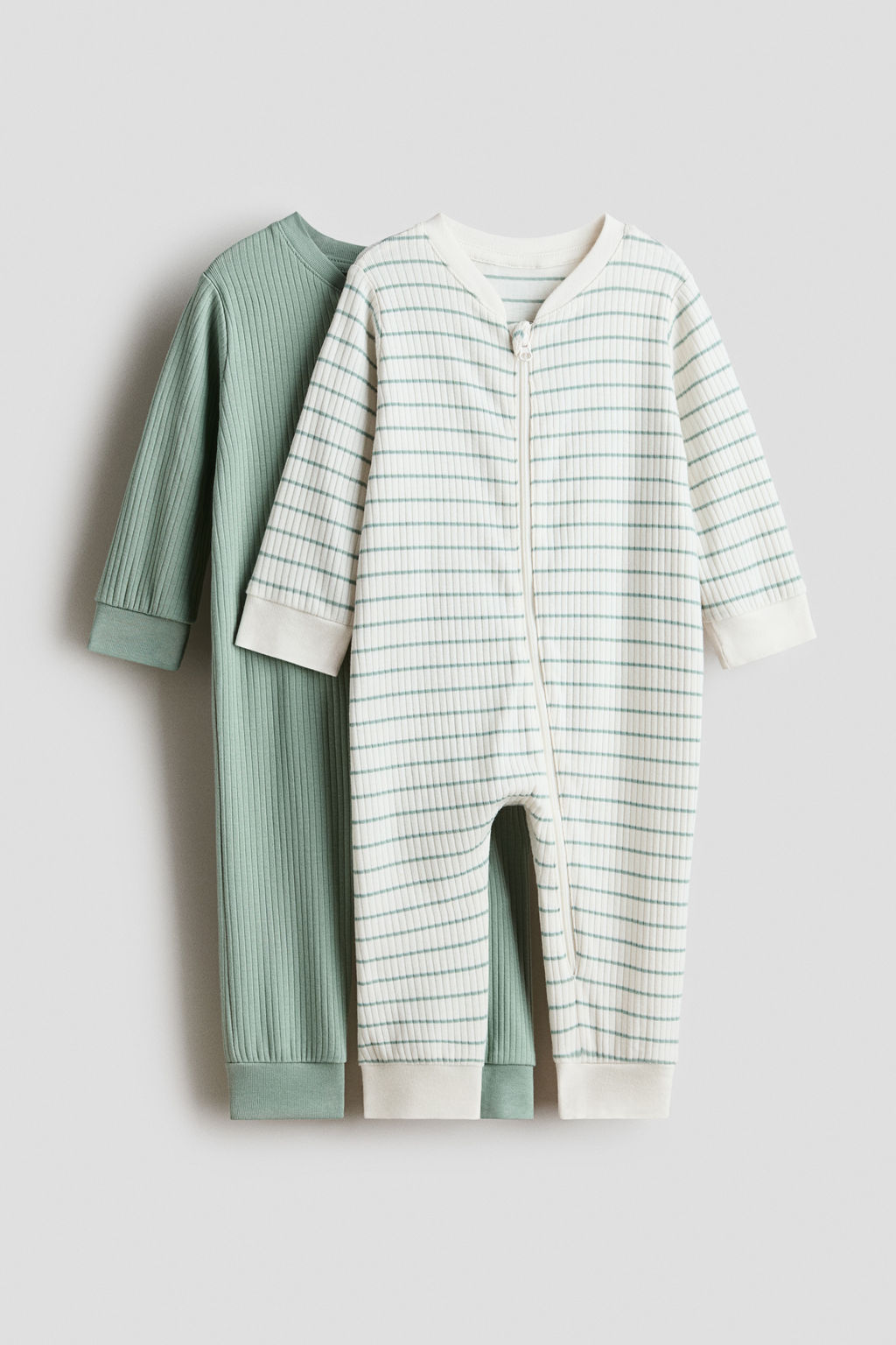Pack de 2 pijamas enteros en algod?n