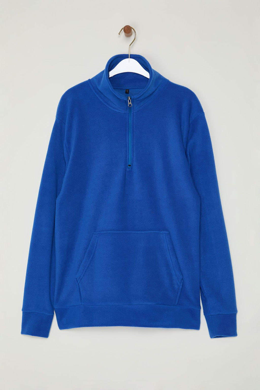 TRENDYOL MAN Saks Regular/Normal Kesim Dik Yaka Anti-Pilling S?cak Tutan/Polar Sweatshirt TMNAW25SW00182 - Trendyolmilla фото 11