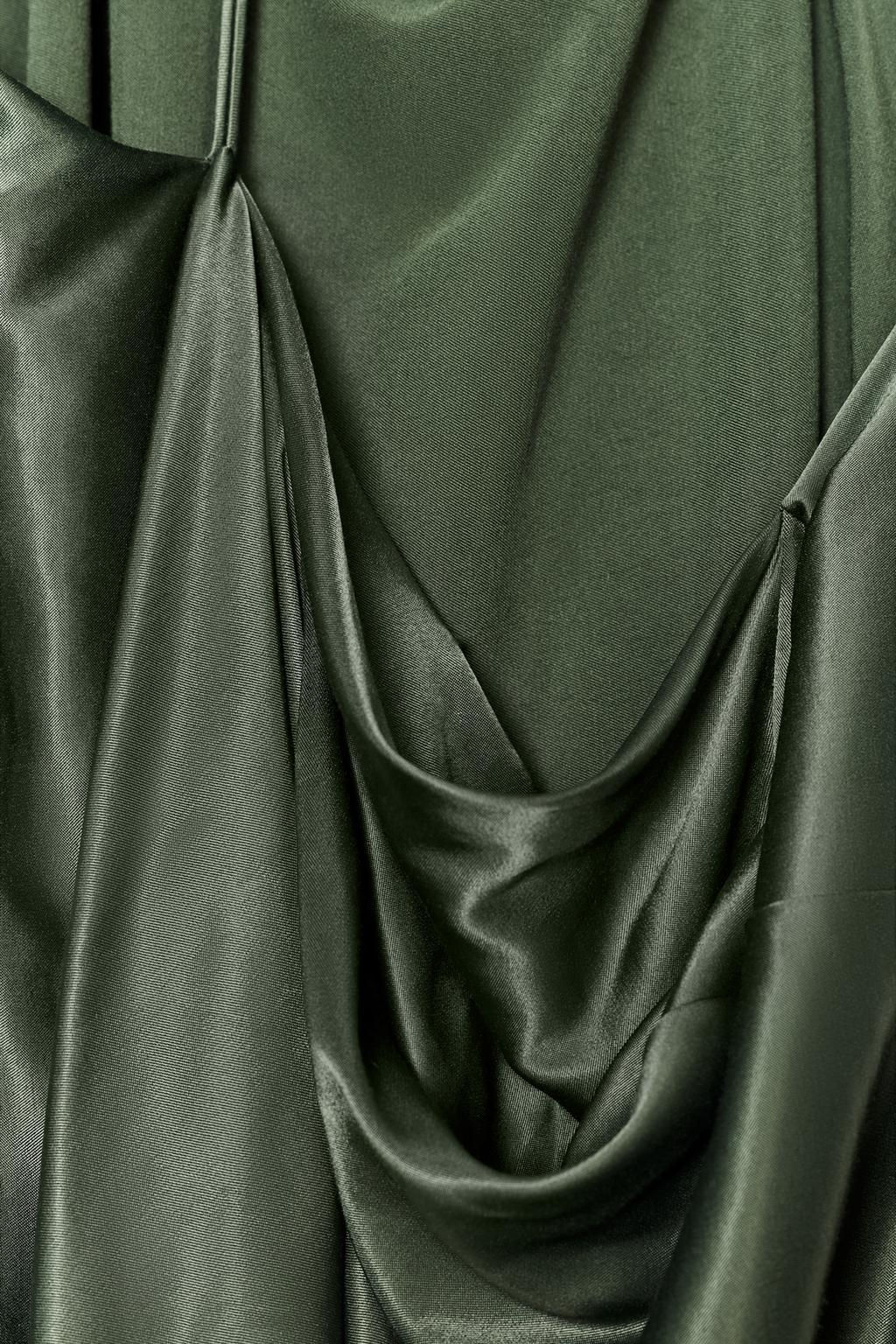 ZW COLLECTION ASYMMETRIC SATIN DRESS - Zara фото 10