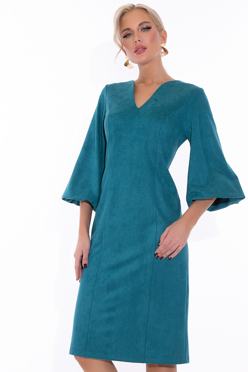 Платье Адажио (бирюза) - Эльза фото 5