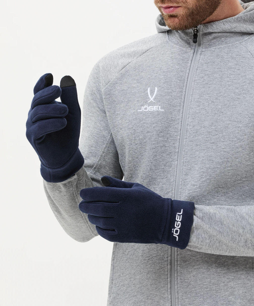 Перчатки JOGEL CAMP Fleece Gloves, темно-синий  фото 4
