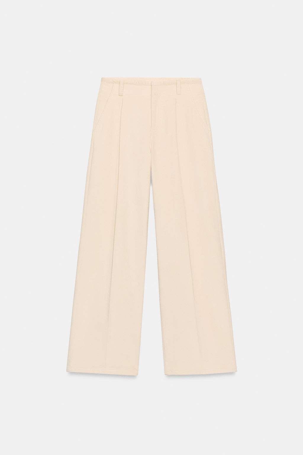 CORDUROY EFFECT STRAIGHT-LEG TROUSERS - Zara фото 16