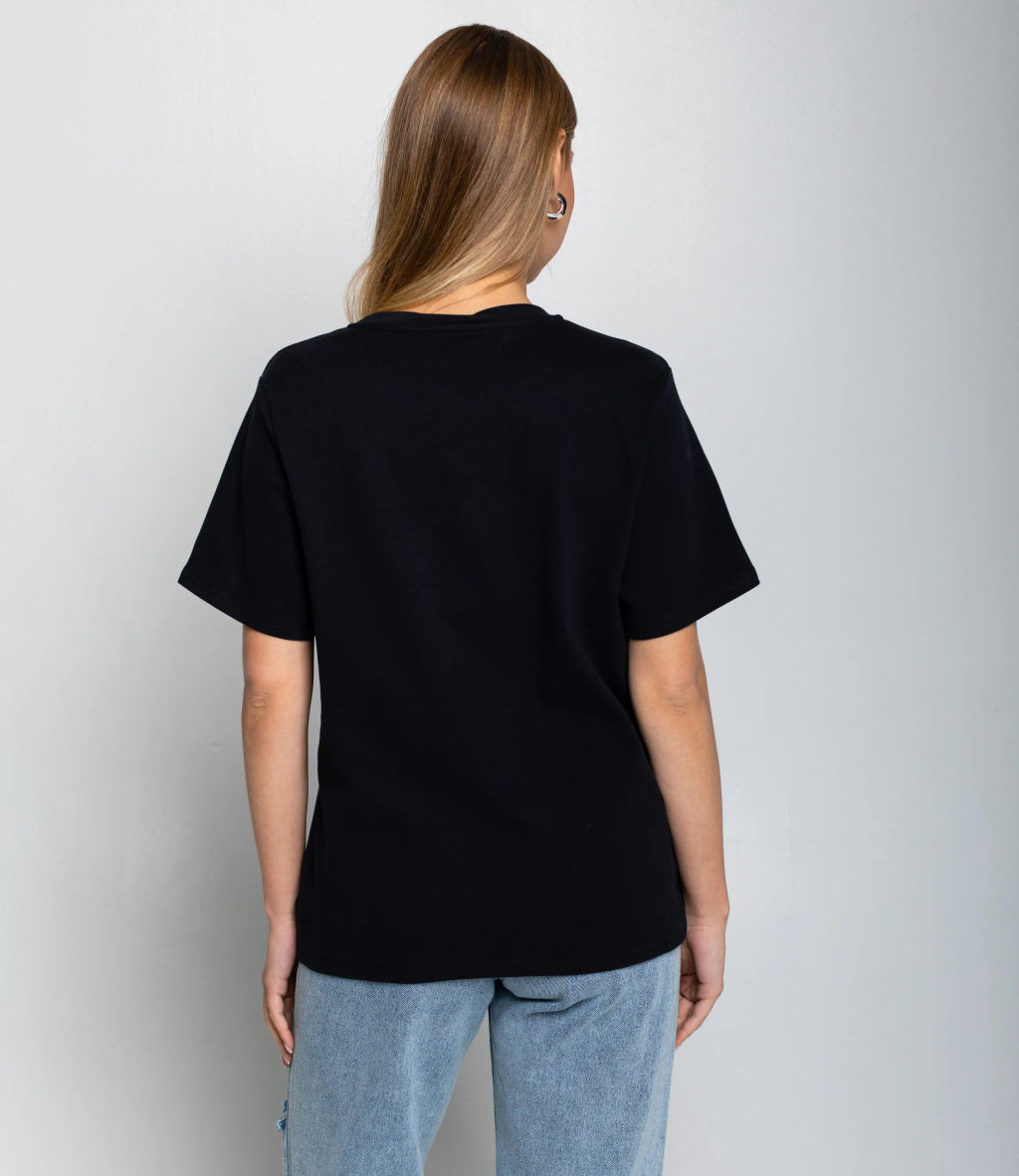 Футболка #КТ6120, чёрный - Dommod фото 3