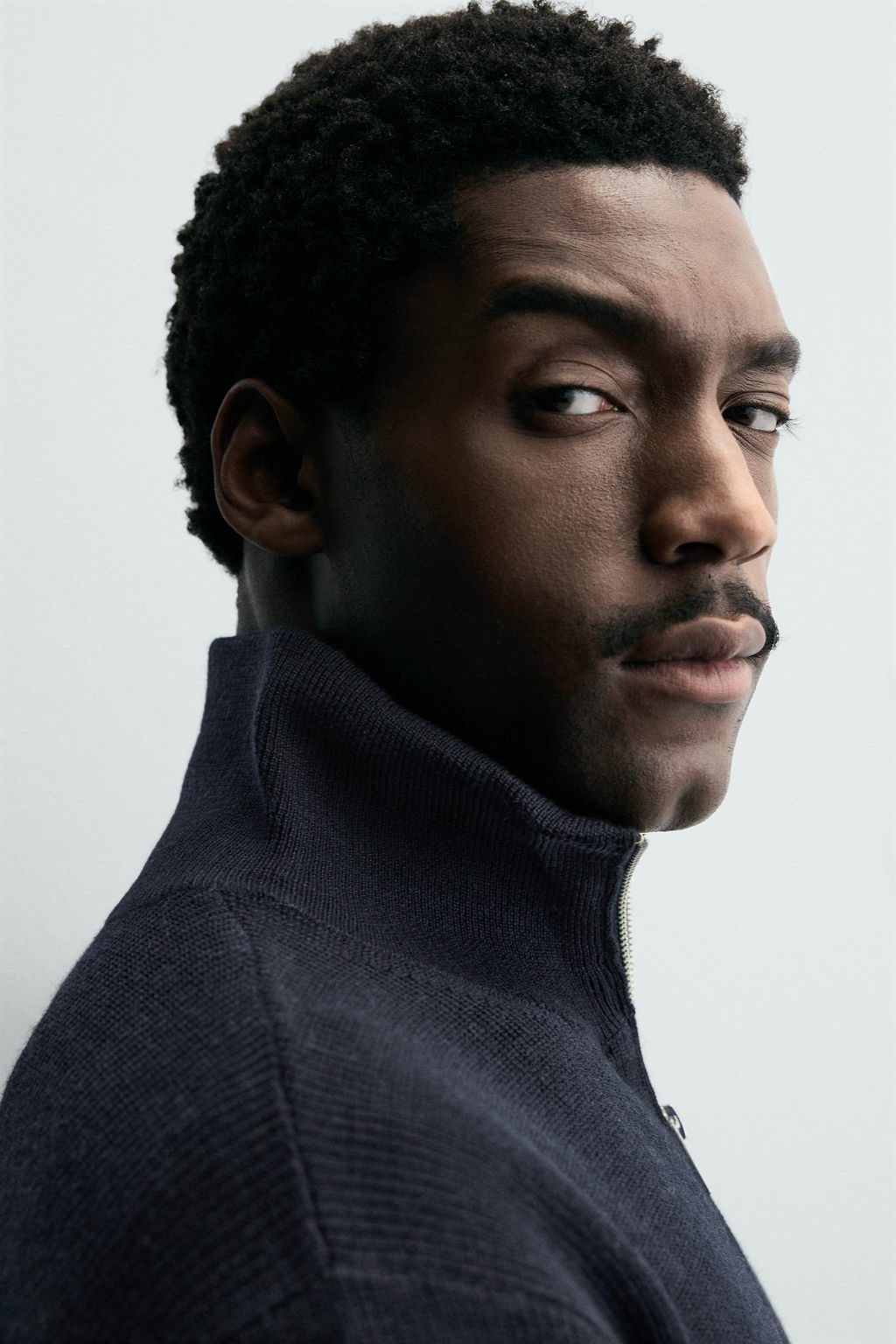 WOOL BLEND ZIP-UP JUMPER - Zara фото 6