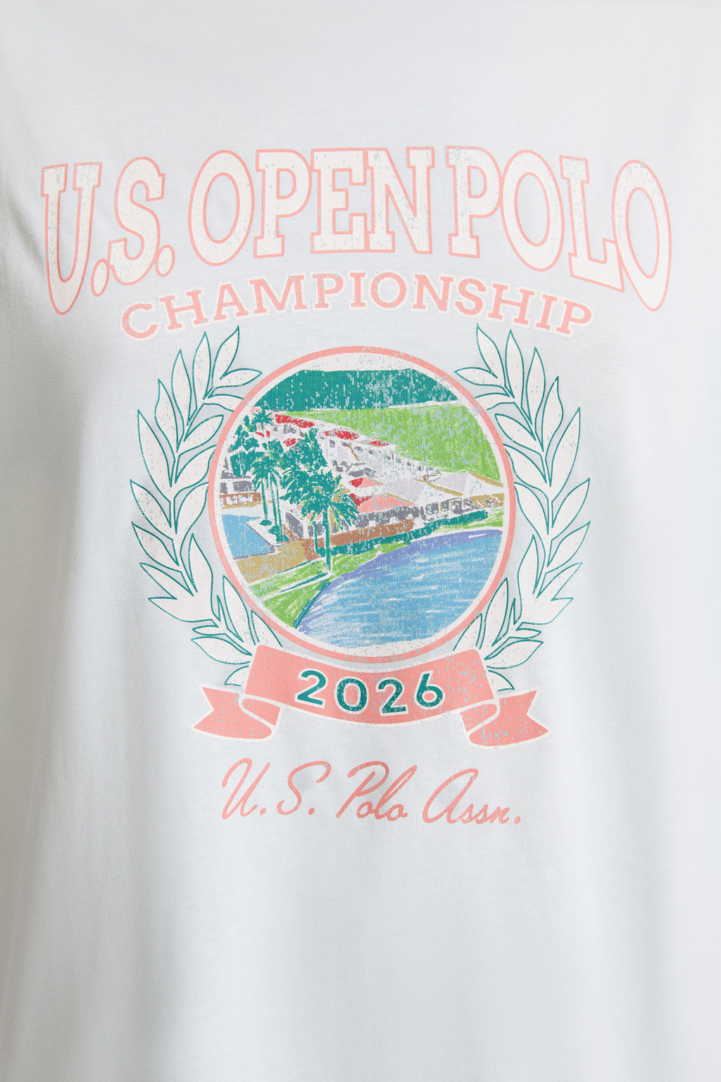 Kad_n Su Ye_ili Bisiklet Yaka Ti__rt - U.s. polo assn фото 6